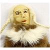 Image 2 : Alaskan Quinhagak Leather and Fur Doll by E White