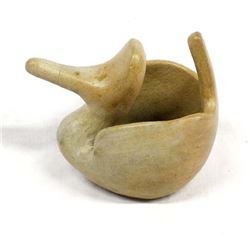 Catawba Micaceous Clay Pottery Bird Bowl, Harris