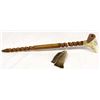 Image 1 : Native American Carved Antler Buffalo Head on Catlinite Pipe