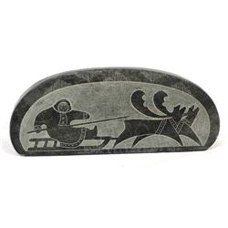 Canadian Inuit Carved Soapstone Folk Art