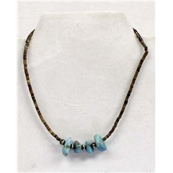 Vintage Navajo Child's Turquoise Nugget Necklace