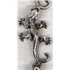 Image 2 : Sterling Silver Lizard Link Bracelet