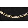 Image 2 : 14K Yellow Gold Figaro Link Chain Necklace
