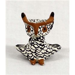 Zuni Miniature Pottery Owl by Judy Shields
