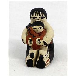 Miniature Jemez Pueblo Pottery Storyteller