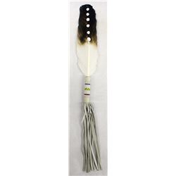 Native American Beaded Feather Dance Wand