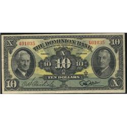 The Dominion Bank  $10 1938   401035   