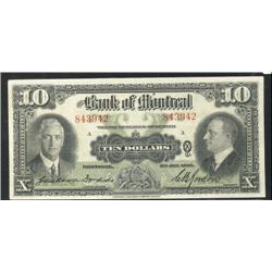 The Bank of Montreal  1935  $10  843942