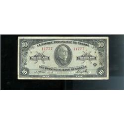 La Banque Provinciale du Canada  $10  1