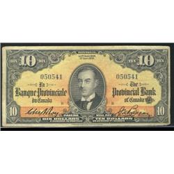 The Provincial Bank  1936  $10  615-18-