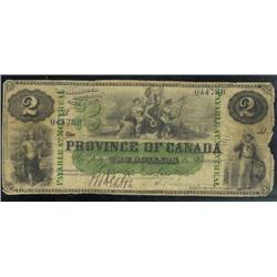 PC-3a  1866  $2  Payable at Montreal,  