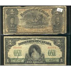 DC-13b  1898  $1 Courtney, DC-23a  1917