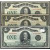 Image 1 : Lot of three different 1923 notes inclu