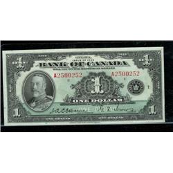 BC-1  1935  $1  Letter A2500252.  A nic