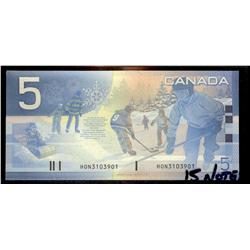 2005 $5 Insert notes.  BC-62bA prefix H