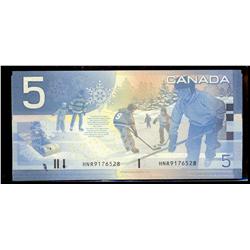 2005 $5 Insert notes.  BC-62bA prefix H