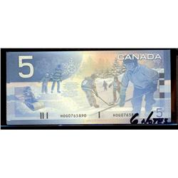 2005 $5 Insert notes.  BC-62bA prefix H