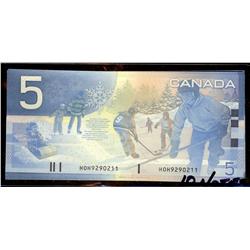 2005 $5 Insert notes.  BC-62bA prefix H