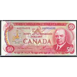 RADAR NOTE  BC-51a  $50  1975  Lawson-B