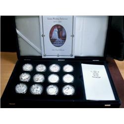 Complete Silver Proof collection  of th