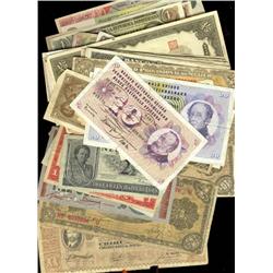 A nice lot of  130 World banknotes incl