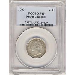 1900 Nfld 20¢.  A superb example with s