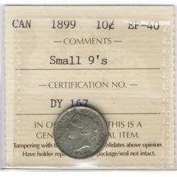 1899 10¢.  A nice example in ICCS EF40 