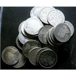 Lot of 36 Edward VII 10 cents pieces; 1