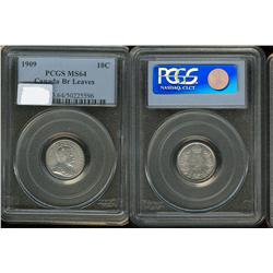 1909 Broad Leaves  PCGS MS64  Brilliant