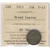 Image 1 : 1913 10¢ Broad leaf.  A date and variet