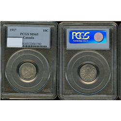1917  PCGS MS65PQ.  Superbly toned!