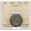 1887 25¢.  Another key date example in 