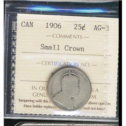 1906 Small crown  ICCS Agood-3, lightly