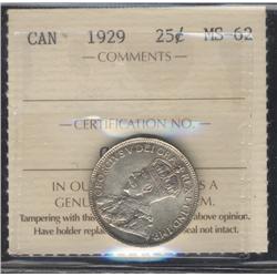 1929 25¢ a gem mintstate example in ICC