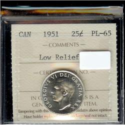1951 Low relief ICCS PL65PQ , fully st