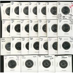 1991 (5), 1997 (5), 1999 (6),1999 token