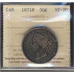 1871H 50¢.  Another nice Victorian key 