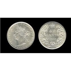 1872H  ICCS MS62PQ. Blast white with fu