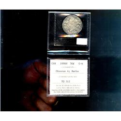 1890H  obverse 4, ICCS G-6 marks.  Nice