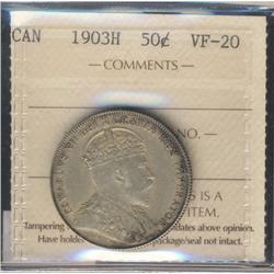 1903H 50¢.  Another nice problem free E