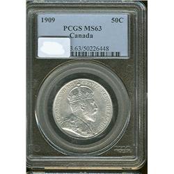 1909  PCGS MS63.  Blast white with full