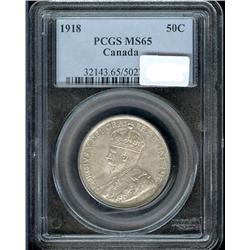 1918 PCGS MS65PQ+. An incredible exampl