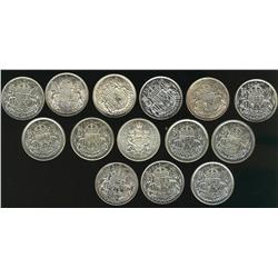 1937, 1938, 1943, 1944, 1945, 1949, 195