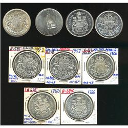 1937, 1952, 1953SD, 1956, 1958, 1960, 1