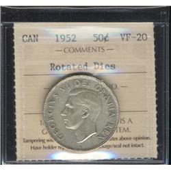 1952 50¢.  A neat variety coin.  Design