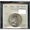 1962 ICCS MS65PQ, lovely toning over fu
