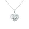 Image 1 : 0.99 CTW Diamond Pendant 14K White Gold - REF-67Y3X