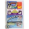 Image 1 : 5 HOCKEY CARD FACTORY SETS STILL SEALED