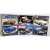 Image 1 : 6 PLASTIC CAR MODEL KITS