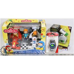 NEW ITEMS CAILLOU RACING SET